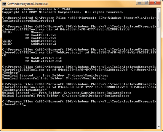 ISE Command Runs ISE Command Runs