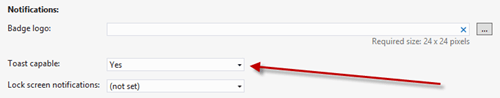 10-XAML-EnableToastNotifications