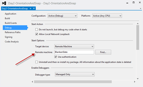 ProjectPropertiesDebug