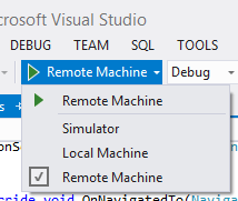 RemoteMachineDebuggingOption RemoteMachineDebuggingOption